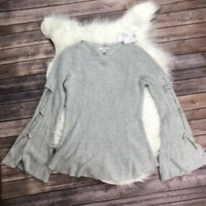 [Lauren Conrad] Flare Sleeve Arm Sweater